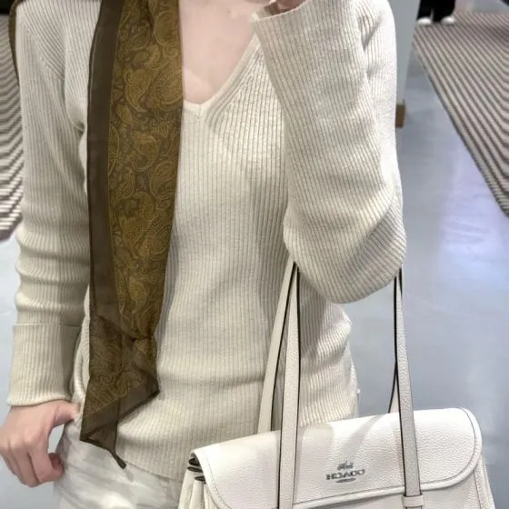 Coach White shoulder bag 1 1 Replica