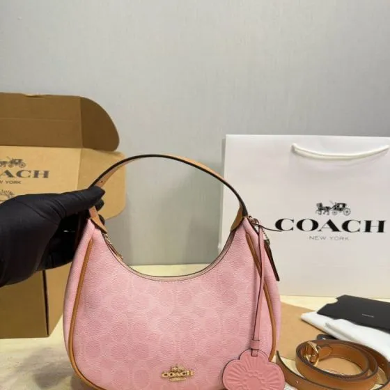 Coach Pink shoulder bag AAA Quality Replica