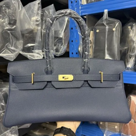 Hermes Birkin Blue work — 1:1 Replica