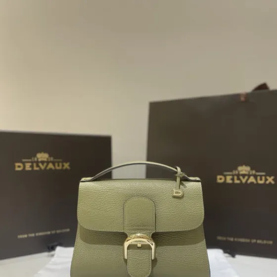 Delvaux Tempete Khaki Green crossbody 1 1 Replica