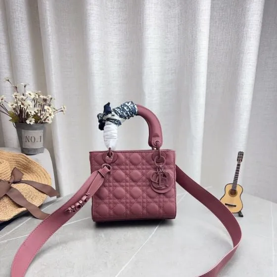 Dior Lady Pink crossbody Top Quality Replica