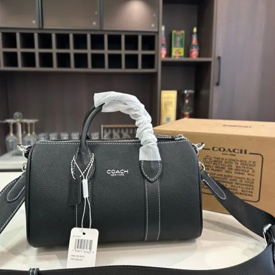 Coach Black shoulder bag Premium Replica