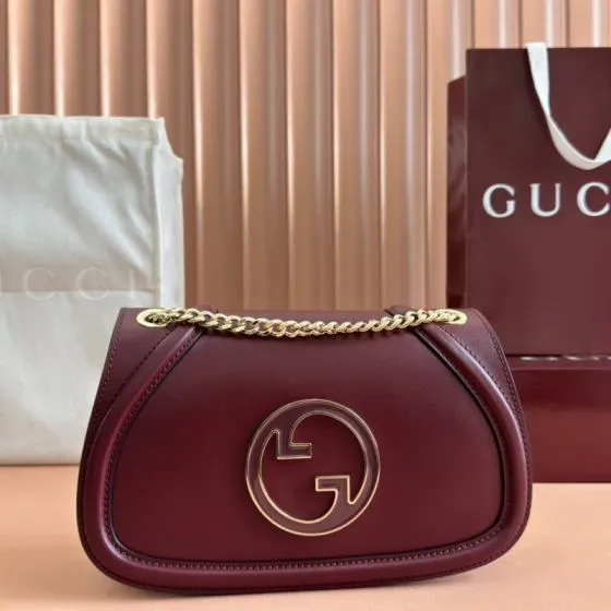 Gucci Blondie Burgundy shoulder Top Quality Replica