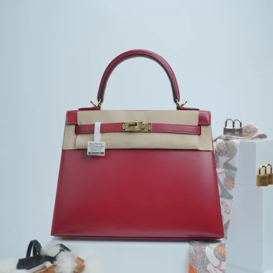 Hermes Kelly Red shoulder AAA Quality Replica