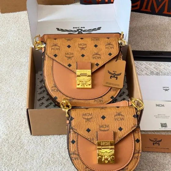MCM Visetos 25x18x10cm shoulder bag Premium Replica