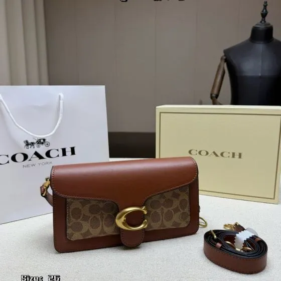 Coach Calfskin shoulder bag Premium Replica