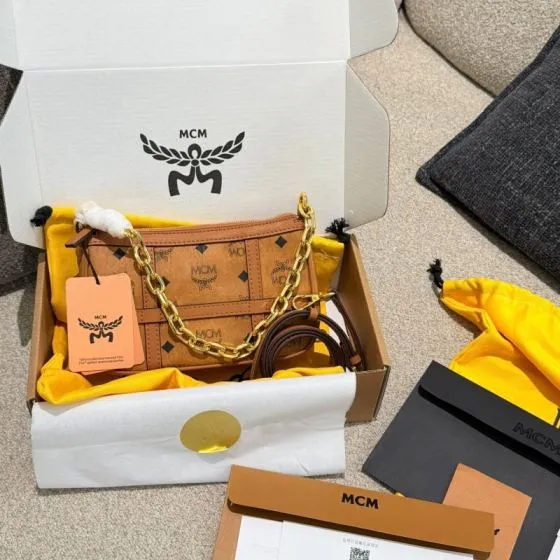 MCM Visetos 18x12cm shoulder bag AAA Quality Replica