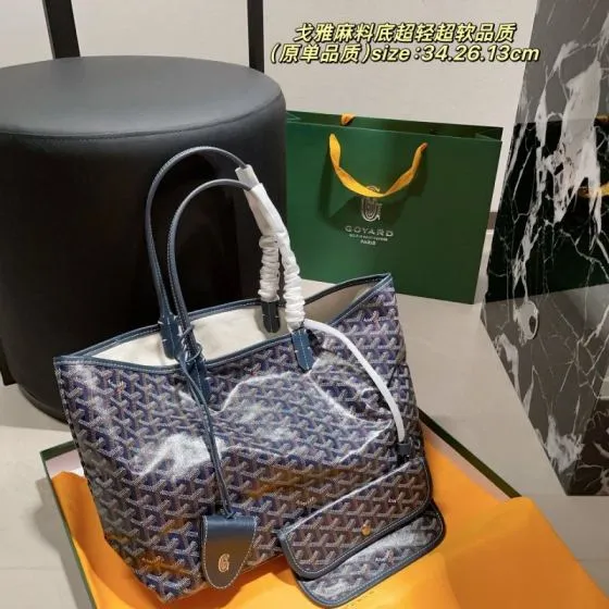 Goyard Saint Louis Canvas 34x26x13cm tote Premium Replica