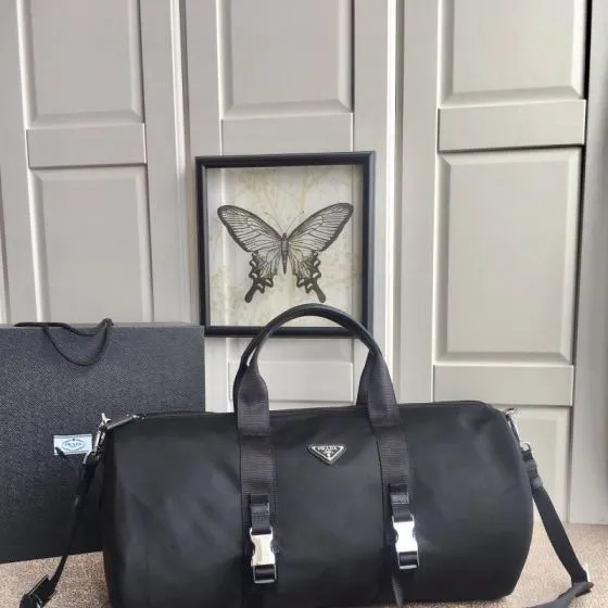 Prada Nylon black 50x25x25cm travel AAA Quality Replica