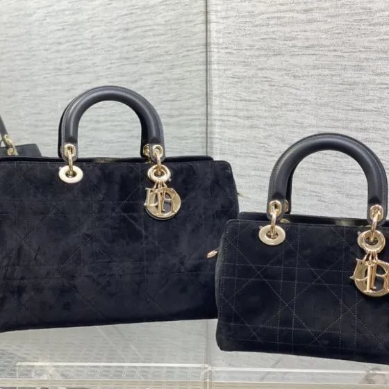 Dior Lady Black shoulder Premium Replica