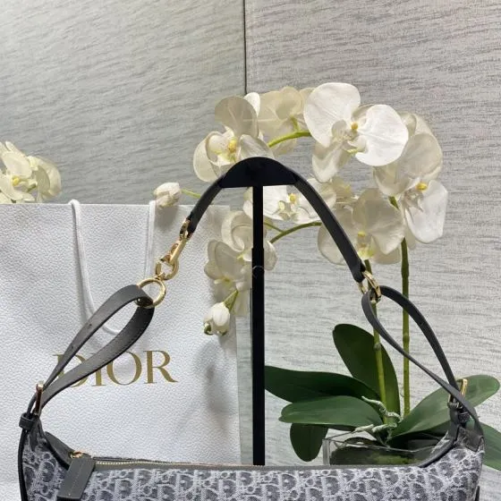 Dior Journey Dark Gray Oblique shoulder 1 1 Replica