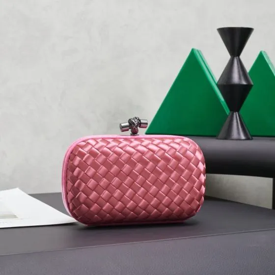 Bottega Veneta Pink 18x12cm shoulder bag 1 1 Replica