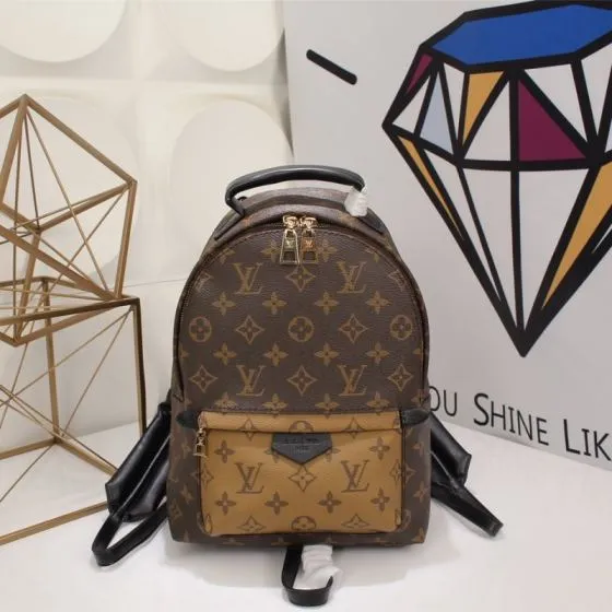 Louis Vuitton Palm Springs Mini Monogram Reverse Monogram mini backpack AAA Quality Replica