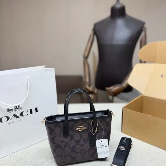 Coach City Black 38x28x15cm shoulder bag Premium Replica