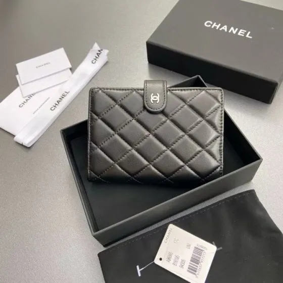 Chanel Black wallet AAA Quality Replica