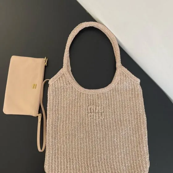 Miu Miu Beige shoulder bag 1 1 Replica