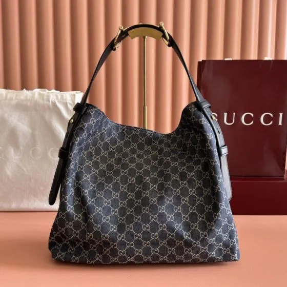 Gucci Beatrix Blue GG denim everyday Top Quality Replica