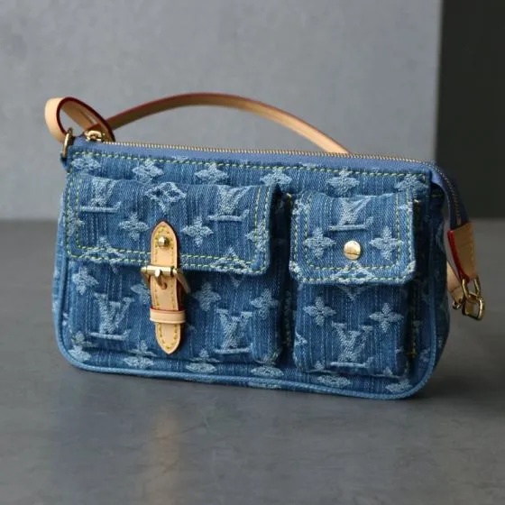 Louis Vuitton Blue Denim Monogram crossbody 1 1 Replica