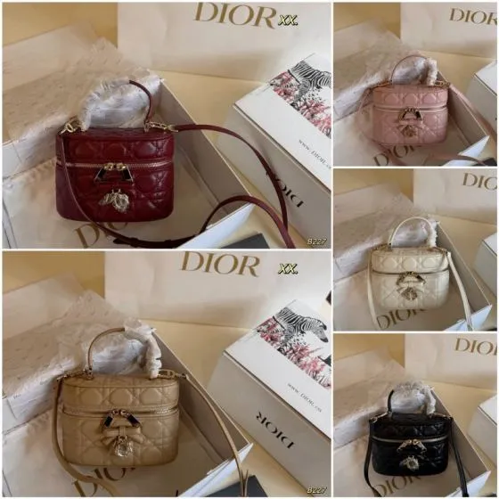 Dior Burgundy Quilted Leather crossbody — Top Quality Replica