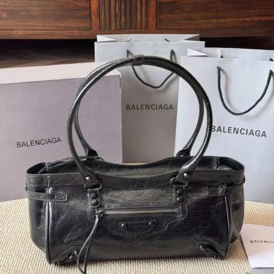 Balenciaga Le Cagole Black 26x14cm shoulder bag Premium Replica