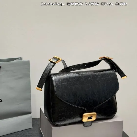 Balenciaga Black shoulder bag Premium Replica