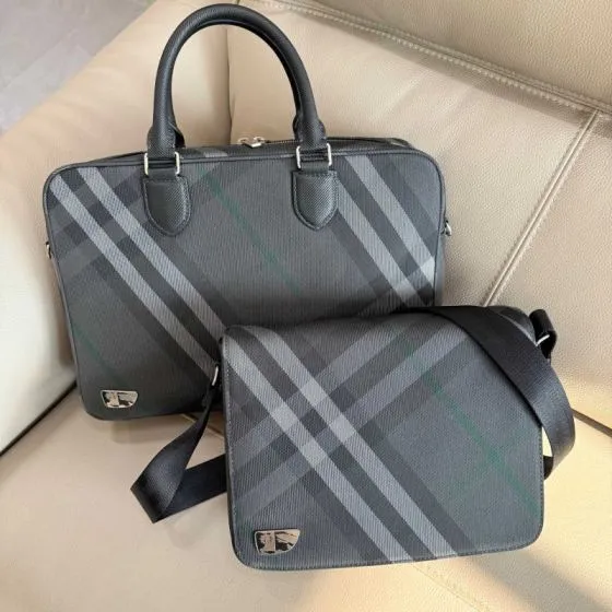 Burberry Charcoal Check work 1 1 Replica