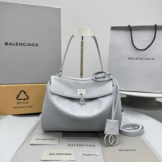 Balenciaga Gray 25x18x10cm shoulder bag Top Quality Replica