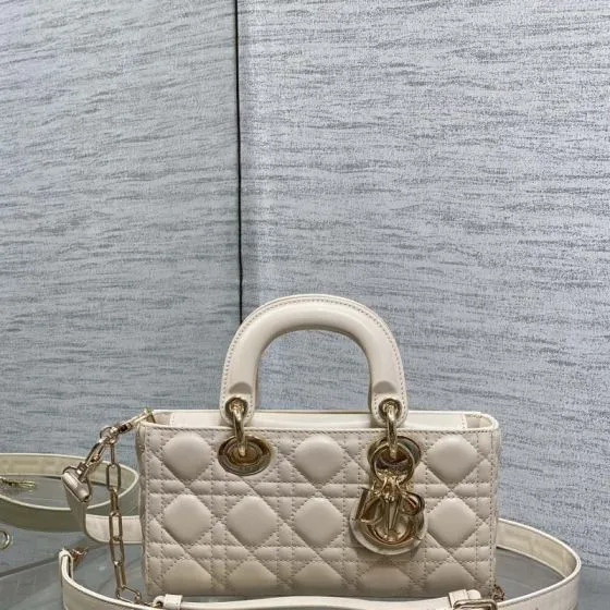 Dior Lady Beige small shoulder Premium Replica
