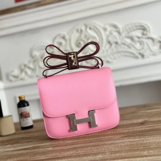 Hermes Constance Pink crossbody — Top Quality Replica