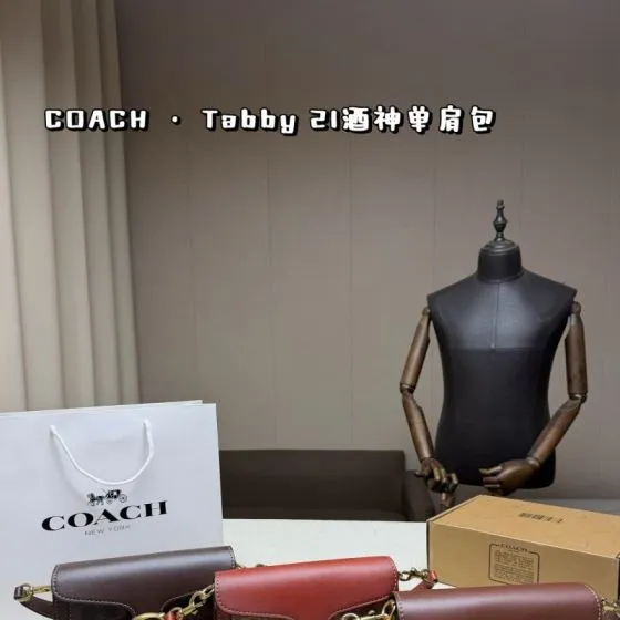 Coach Brown shoulder bag Premium Replica