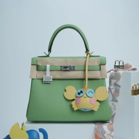 Hermes Kelly Green Togo shoulder AAA Quality Replica