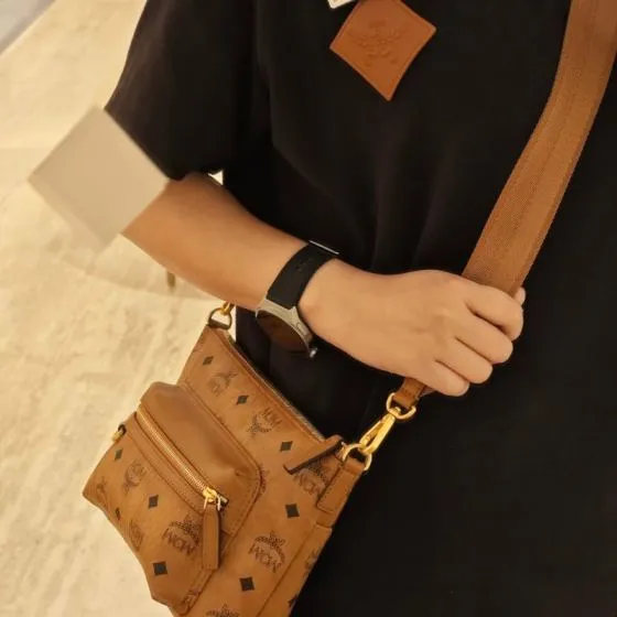MCM Visetos 22x17cm shoulder bag Top Quality Replica