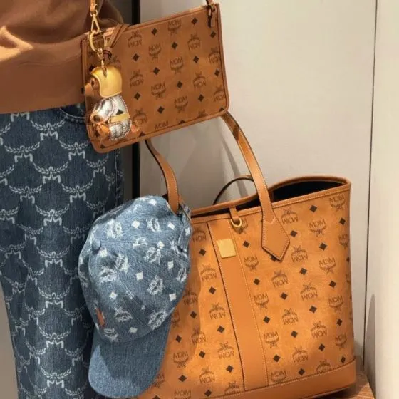 MCM Visetos shoulder bag AAA Quality Replica