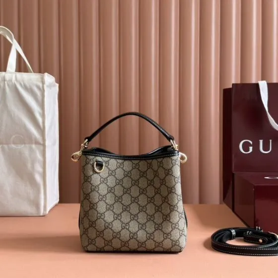 Gucci Ophidia GG Supreme Beige Ebony crossbody Premium Replica