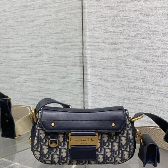 Dior Blue Oblique shoulder — Premium Replica