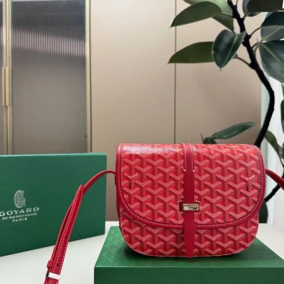 Goyard Red 25x18x10cm shoulder bag AAA Quality Replica