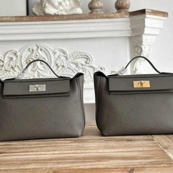 Hermes Kelly 2424 Gray everyday Top Quality Replica