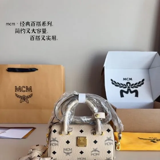 MCM Visetos 18x12cm shoulder bag Premium Replica