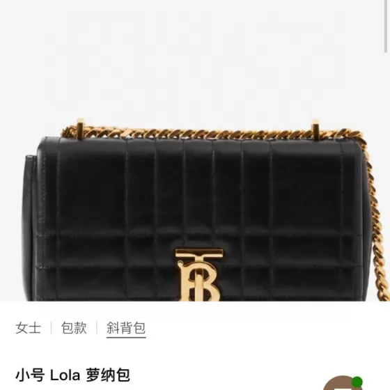 Burberry Black 25x18x10cm shoulder bag Premium Replica