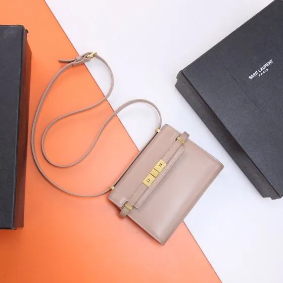 Saint Laurent Manhattan Beige crossbody — 1:1 Replica