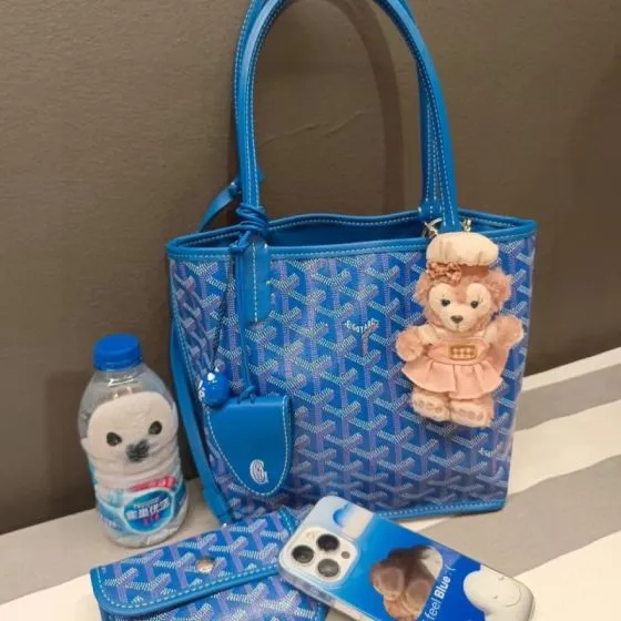 Goyard Blue 18x12cm shoulder bag AAA Quality Replica