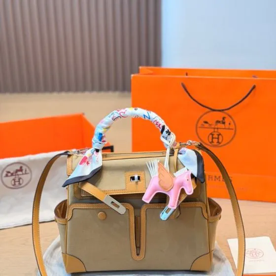 Hermes Cargo Birkin Toile and tan 28 tote — Premium Replica