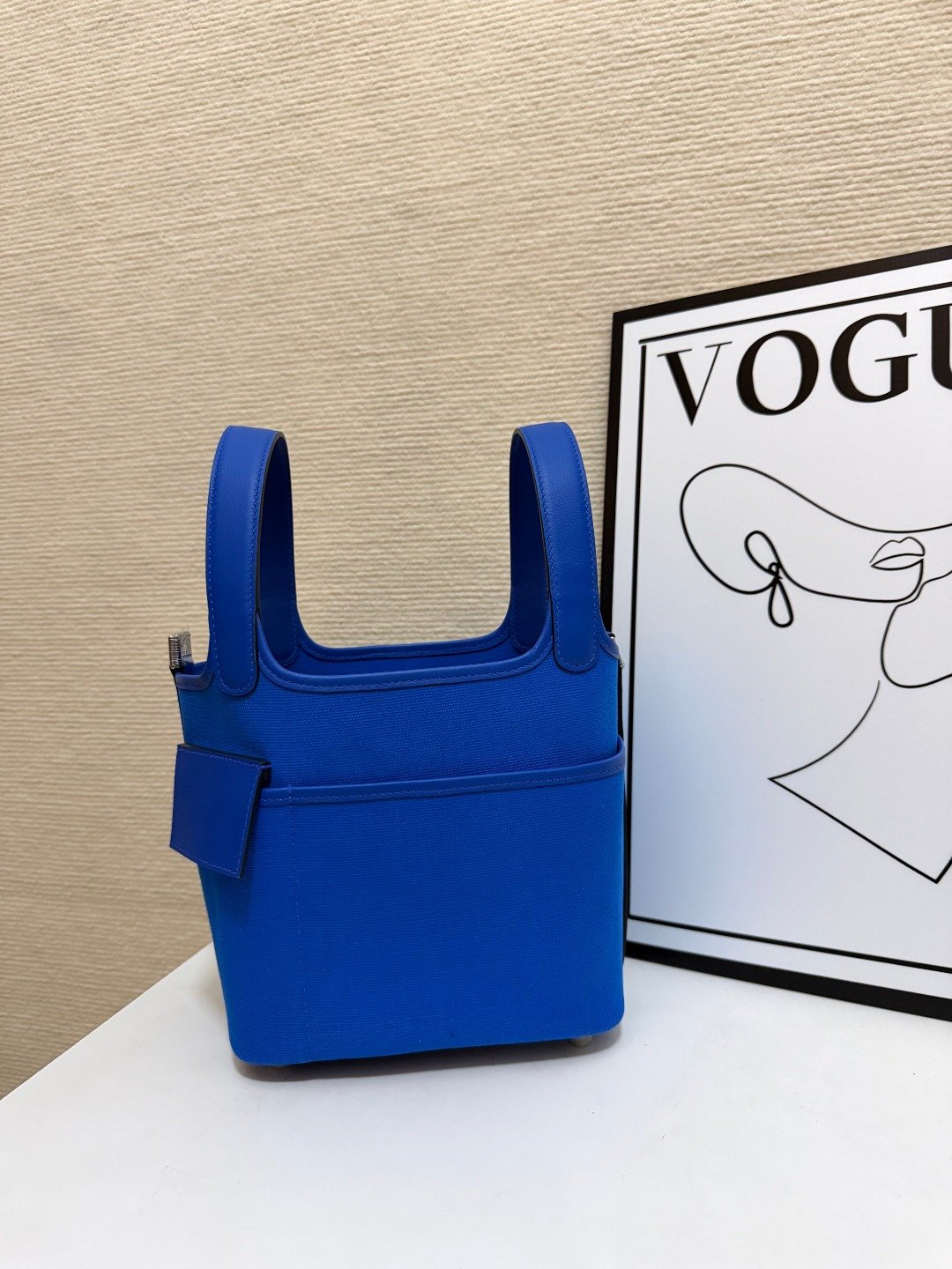 Hermes Cargo Picotin Blue 18cm everyday
