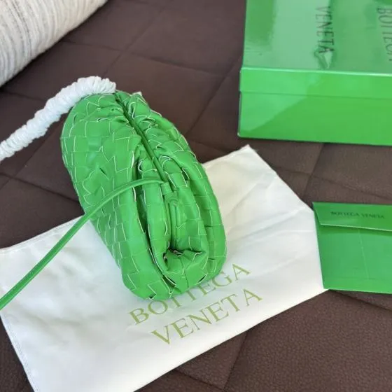 Bottega Veneta Green 18x12cm shoulder bag AAA Quality Replica