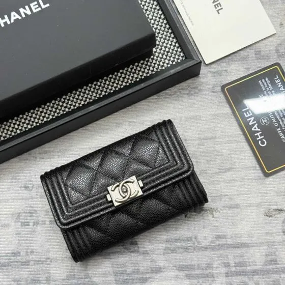 Chanel Boy Black 11x8 5x3cm evening Premium Replica