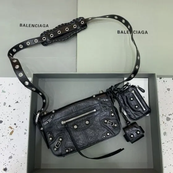 Balenciaga Le Cagole Black 26x14cm shoulder bag Premium Replica