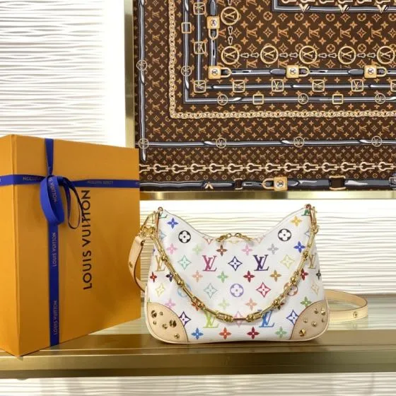 Louis Vuitton Boulogne White Monogram Multicolore crossbody 1 1 Replica
