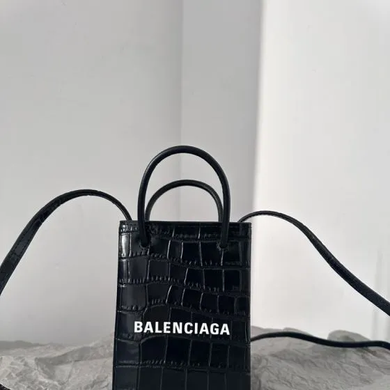 Balenciaga Black shoulder bag Top Quality Replica
