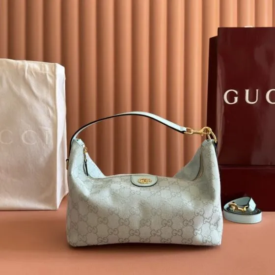 Gucci Vanity Series Light Blue GG Canvas shoulder Top Quality Replica