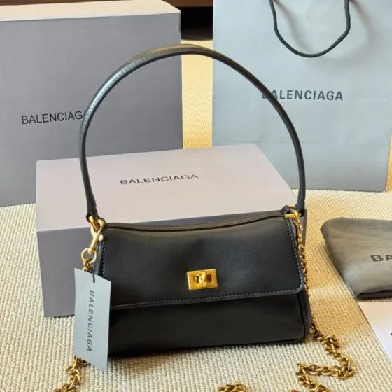 Balenciaga Black shoulder bag Top Quality Replica